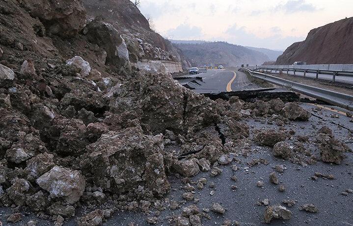احتمال رانش کوه در گیلان