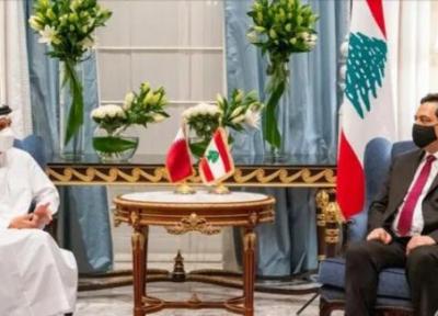ملاقات نخست وزیر موقت لبنان با وزیر خارجه قطر