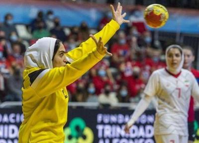 شکست تیم هندبال زنان ایران برابر قهرمان آفریقا