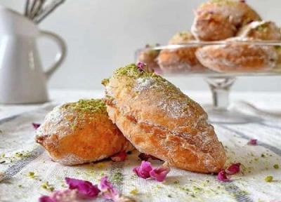 طرز تهیه قطاب کرمانی بدون تخم مرغ